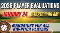 2026 Player Evaluations Upcoming